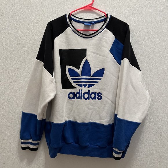 adidas Tops - Adidas Color Block Crewneck Sweatshirt Size XL